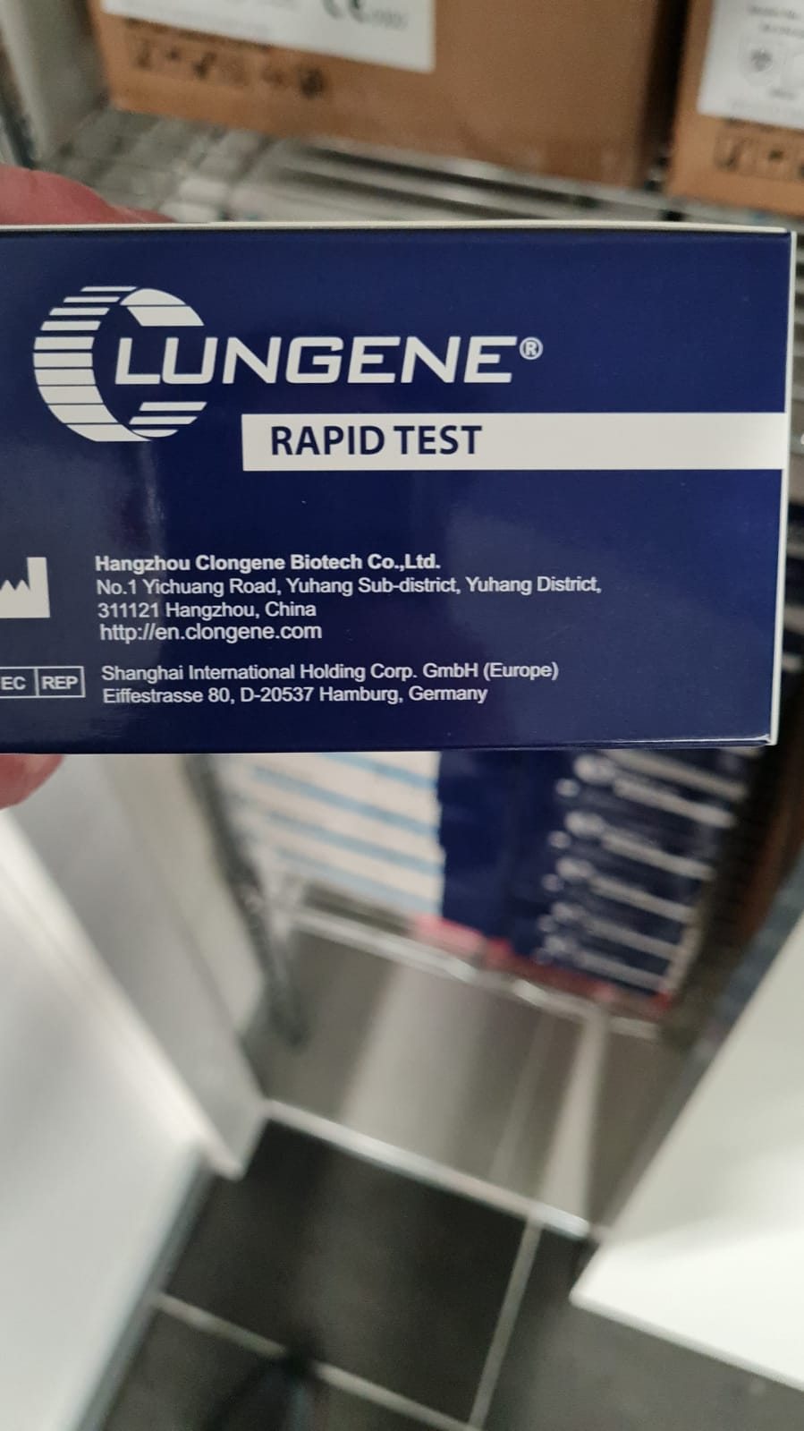 CLUNGENE Test rapido antigenico COVID-19 - 25 Test (ACQUISTO MINIMO 2 CONFEZIONI)